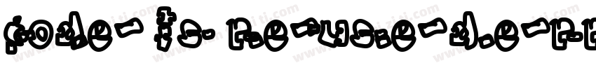 code is reused error字体转换